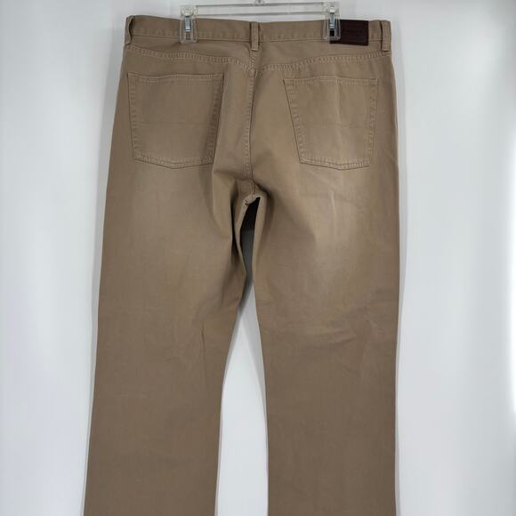 Polo Ralph Lauren Mens 40x31 Light Brown 5 Pocket Design Jeans - Picture 6 of 6